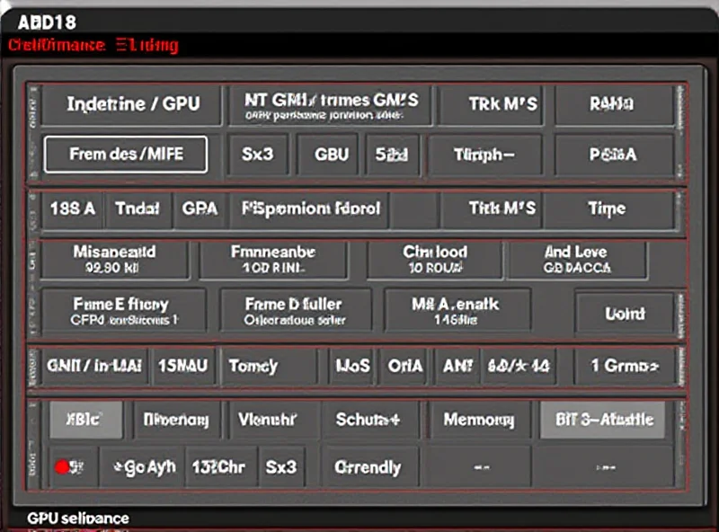 Screenshot of the AMD Adrenalin software interface, specifically the 'Performance > Tuning' tab. The screen displays graphical representations of GPU and memory usage, along with controls for adjusting various performance settings, including the UMA frame buffer size. The interface is clean and modern, with clear labels and intuitive controls.