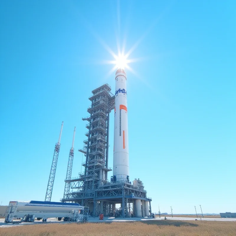 Ariane 6 rocket on launchpad
